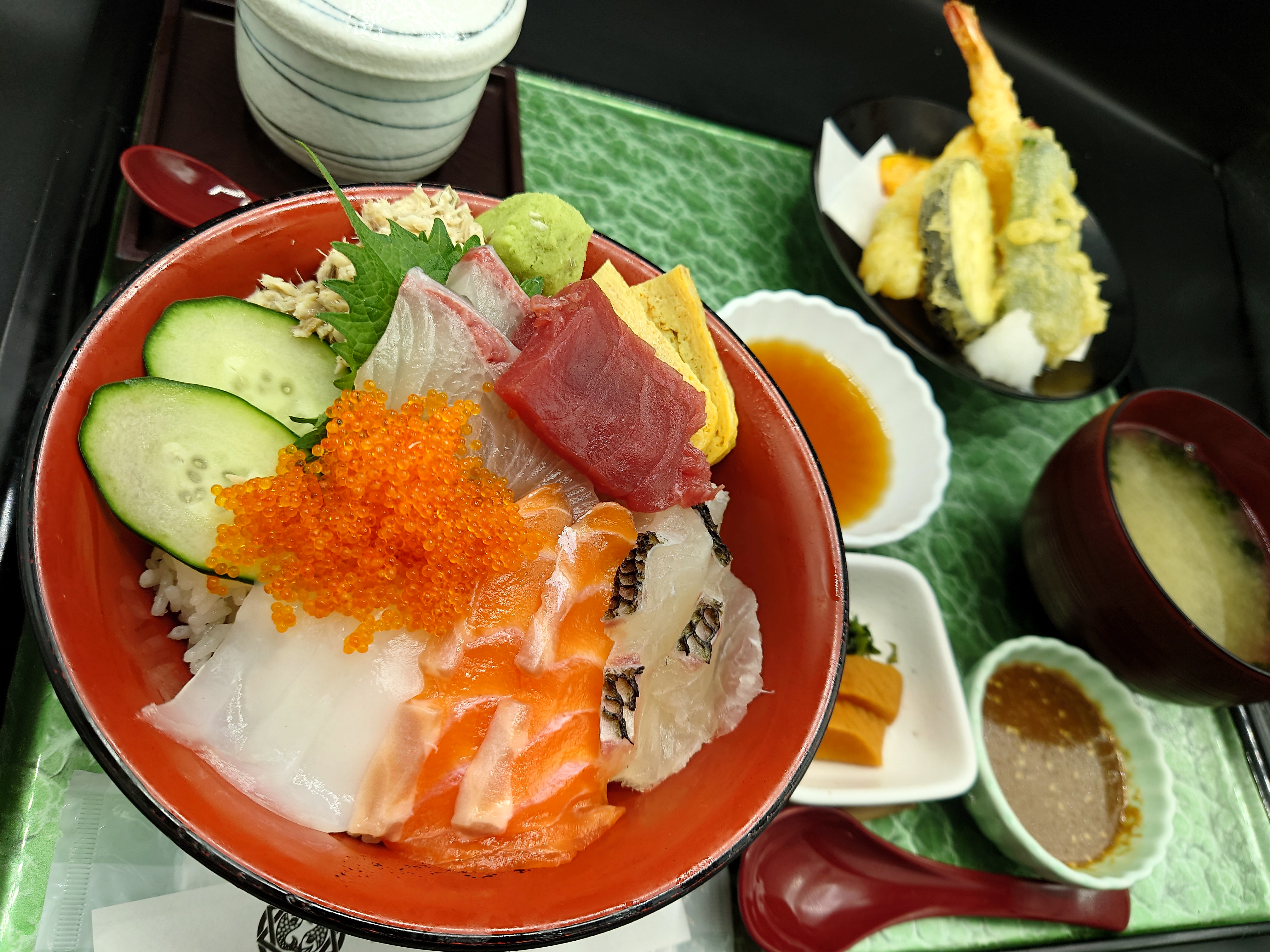 天丼のセットメニュー
