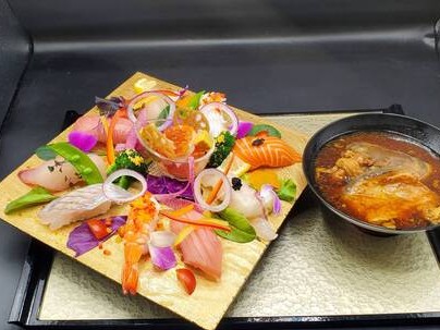 海鮮丼のセットメニュー