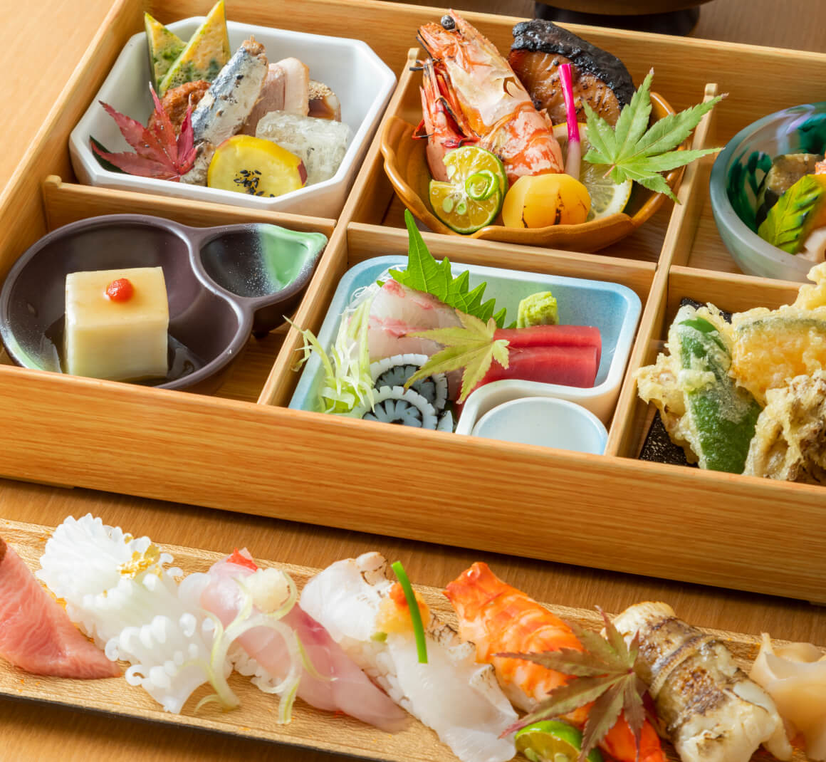 にぎり塚本鮮魚店の寿司のセットメニュー